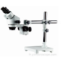 support de flèche unique 7-45X Microscope stéréo de zoom binoculaire